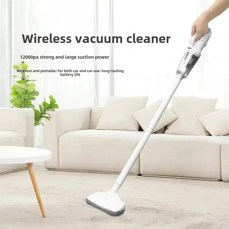 

12000PA High Power Wireless Handheld Vacuum Cleaner Car Home Two Use Super Silent Small Size Dust Collector