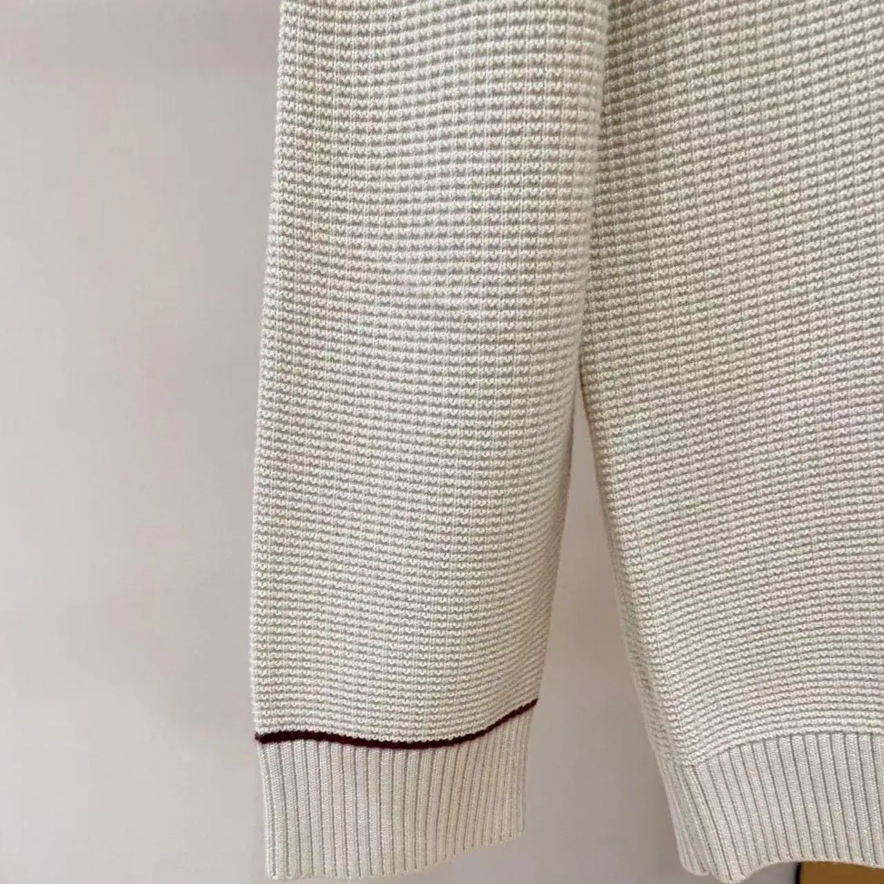 BC Italian new fashion crew neck wool knitted sweater business casual solid color sweater