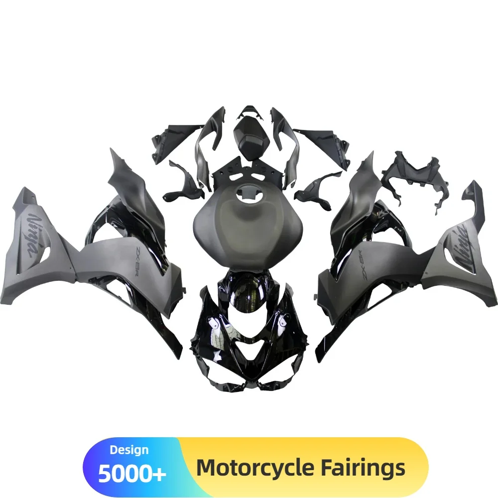 

For KAWASAKI ZX-6R 2024-2025 Motorcycle Fairing Kit – High-Gloss ABS Plastic, Customizable Designs