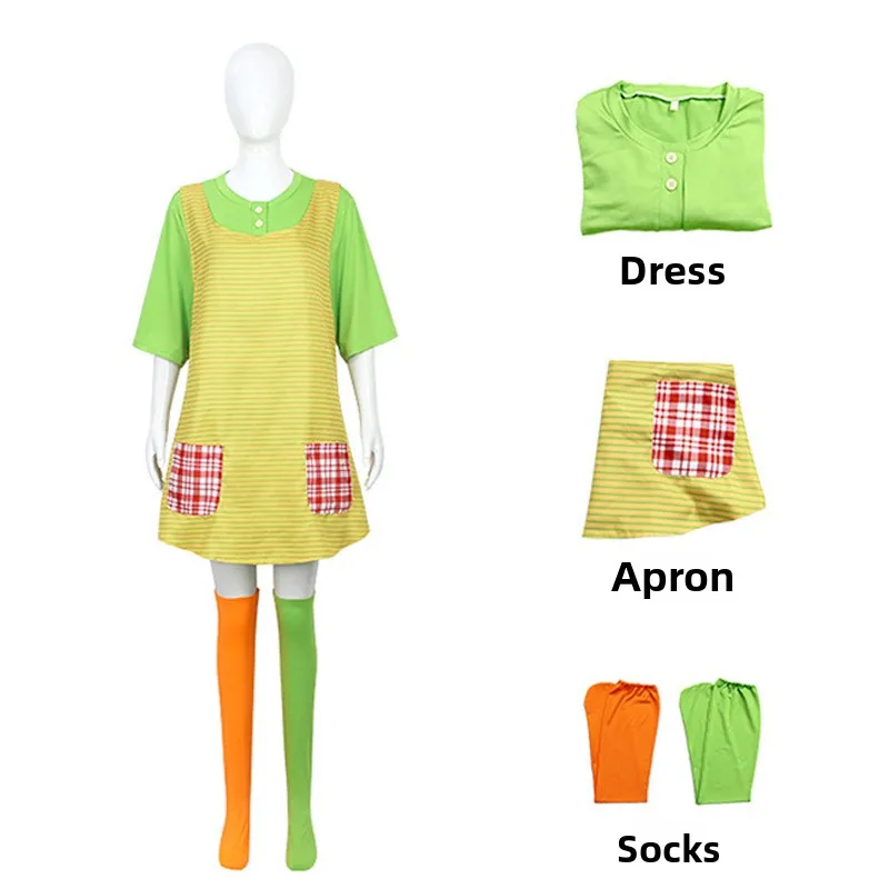 Calcetines largos de cosplay para padres e hijos Disfraz transfronterizo de rendimiento para mujer Juego de tela de poliéster Tema de anime Adecuado para 18-24...