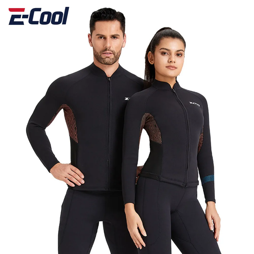 

1.5MM Neoprene Wetsuit Jacket Men Women Diving Suit Pants Split Surfing Jacket Pants for Snorkeling Scuba Swimming Swimsuit