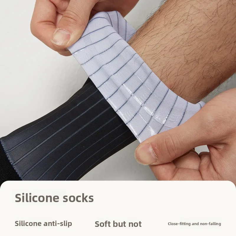 Meias de ciclismo profissional bicicleta pneumática silicone antiderrapante cor sólida respirável de secagem rápida homens pressão meados de bezerro meias