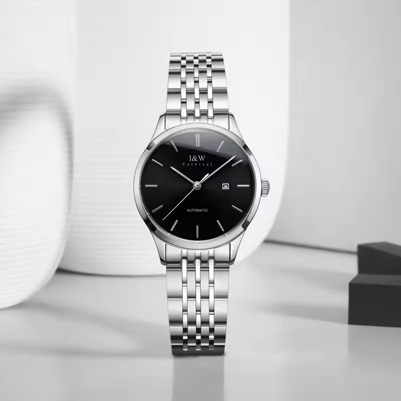 IW Carnival  Automatic Movement Accessories For Women Sapphire Mirror Luxury Brand Lady Waterproof Watch