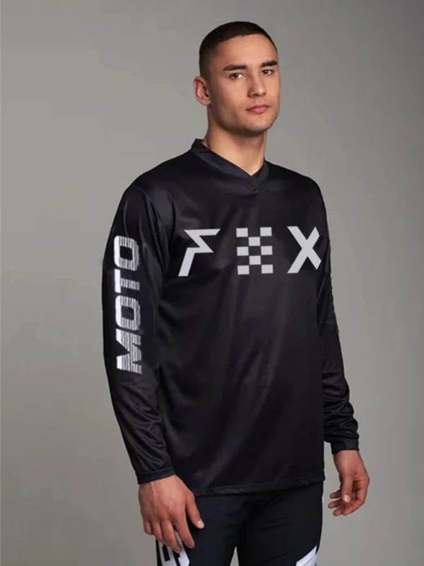 2026 MTB Trikot Herren Radsport-Shirt Bike Motocross Trikot Downhill Trikot Enduro MTB Team Trikot Langarm – Detail 4