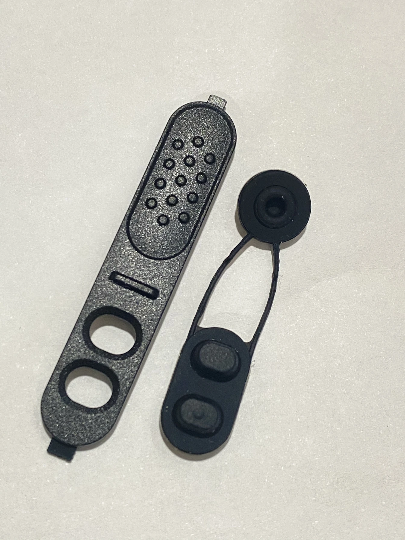 10x PTT-Knopfschloss und Gummischlüsselsatz Motorola XiR P3688 DEP450 DP1400 Handheld Walkie Talkie Rahmen Lünette Zubehör Ersatz