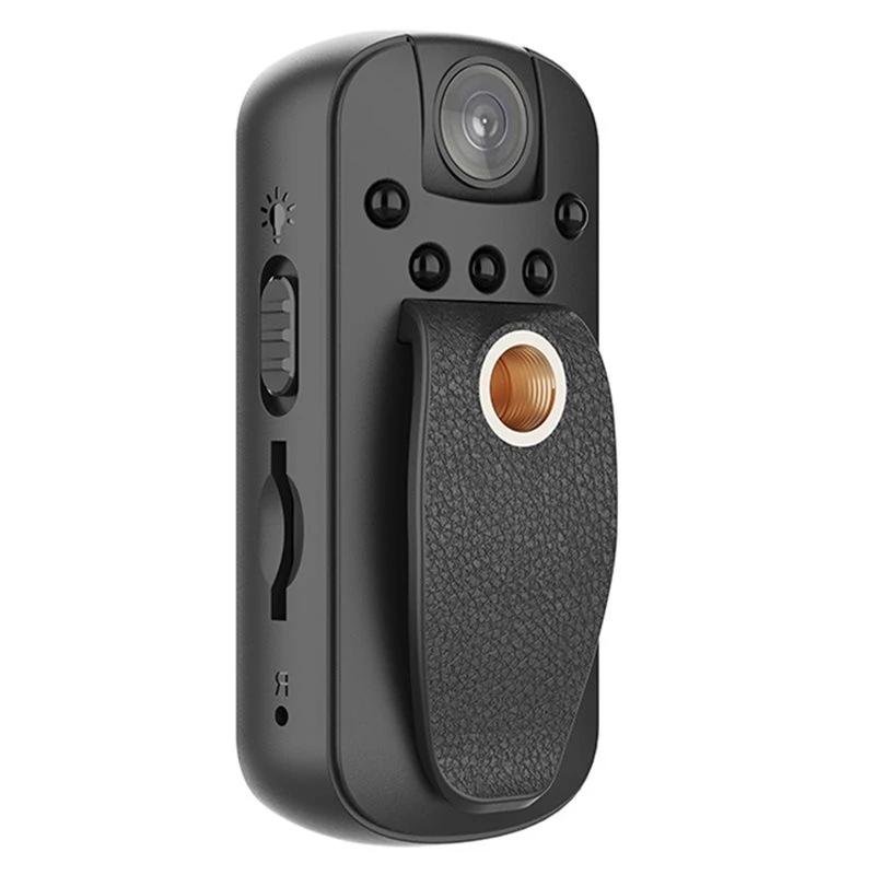 N91R-Portable DV Surveillance Action Camera Thumb Design 1080P Video Recorder With Magnetic Back Clip Night Vision Function