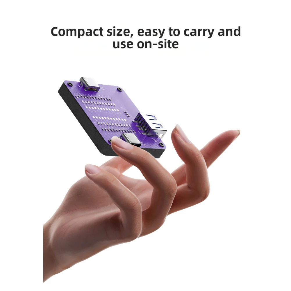 

TC-24 Type-C Cable Tester with Full 24 Pin Check and LED Fault Indicators for For testing USB-C Data Cables in Field or Workshop