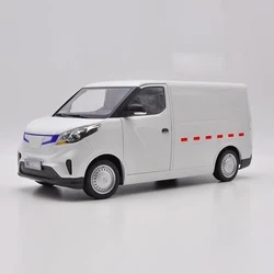 Diecast 1:18 Scale MAXUS EV30 Alloy Business Van Car Model Finished Product Simulation Toy Collection Gift Static Model Display