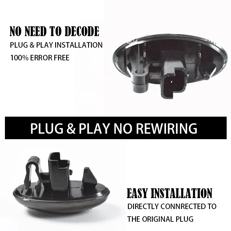 2 uds Led دينامليكو سينال دي جيورلوامبارا دي لوز دي موضعيا الجانبي الفقرة بيجو 1007 107 206 307 407 607 الخواص الاجتماعي الفقرة Ci