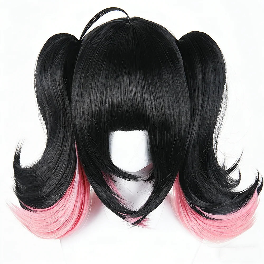Game Zenless Zone Zero Nangong Yu Cosplay Wig Women Cute Lolita Micro Curly Hair Heat Resistant Synthetic Wigs Carnival Porp