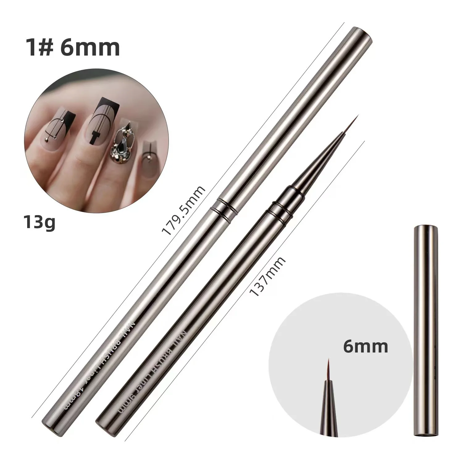 20Sets 12Pcs/Set Nail Pen Special Nail Cover Pen Metal Rod Nail Light Therapy Pen Paint Pen Nail Painting Flower Pen Nail Art Su