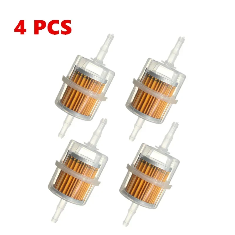 1/2/4Pcs Universal Motorcycle Car Inner Fuel Filters Auto Petrol Motor Machines Parts Fit 6mm 8mm Pipe Vehicles Dirt Pocket Bike