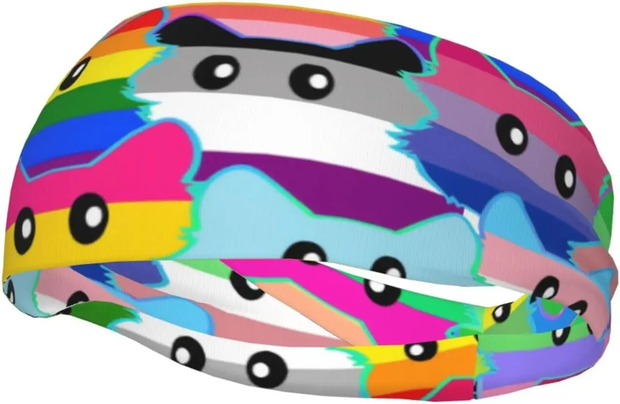 

Blossoms Sweatbands Headband,Cute Sports Headband Elastic,Moisture Wicking Fitness Headband for Yoga Workout