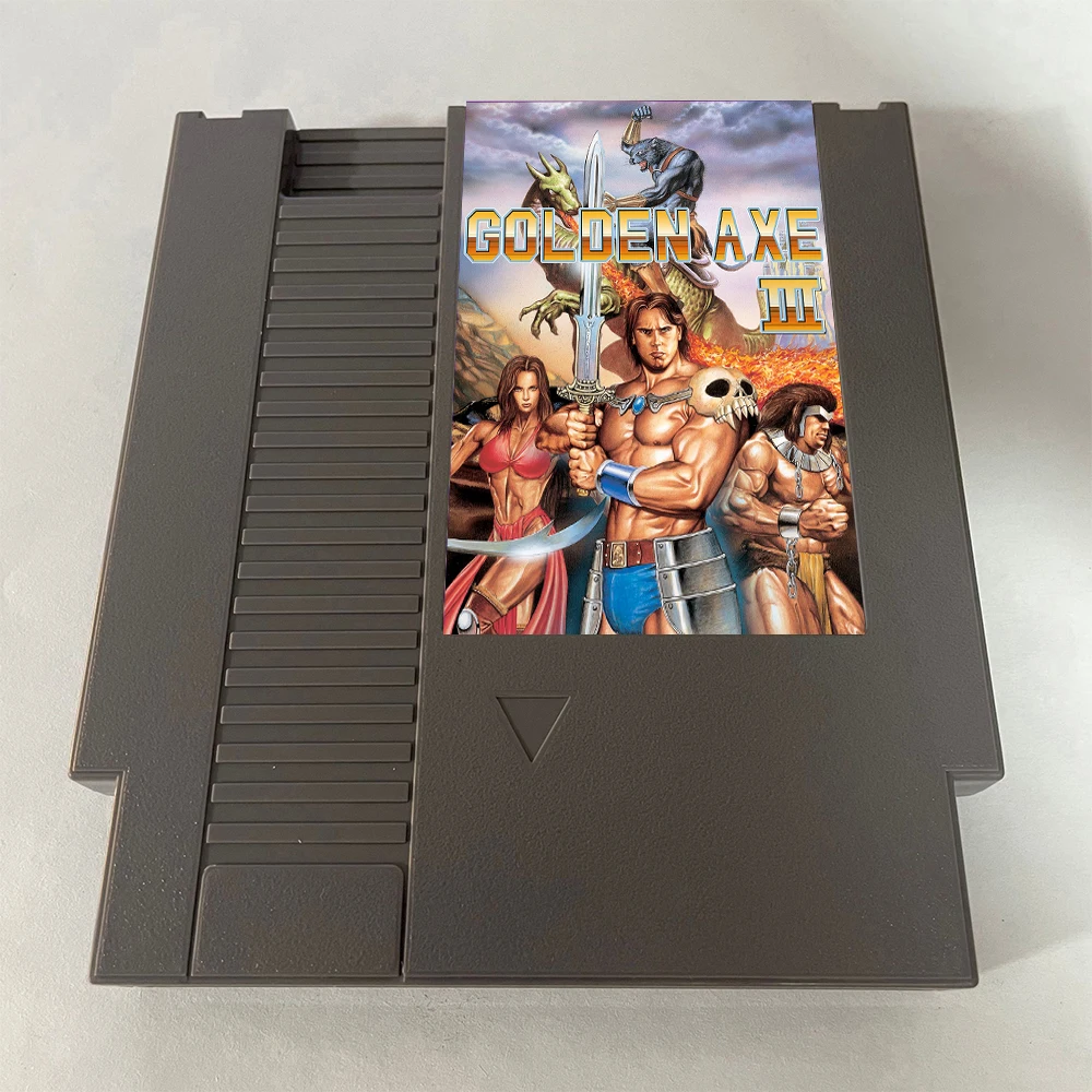Golden Axe 3-A nuevo cartucho de juego NES versión NTSC/PAL 8 bits 72 pines carrito de tarjetas de videojuegos para consola de juegos NES Original
