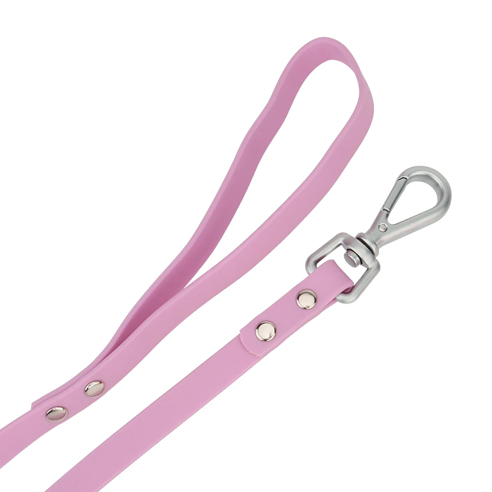 PVC Leashes for Pet Training, Easy to Clean, Traction Lead Rope for Small, Medium, Large, Big Dogs, Waterproof Dog Accessories