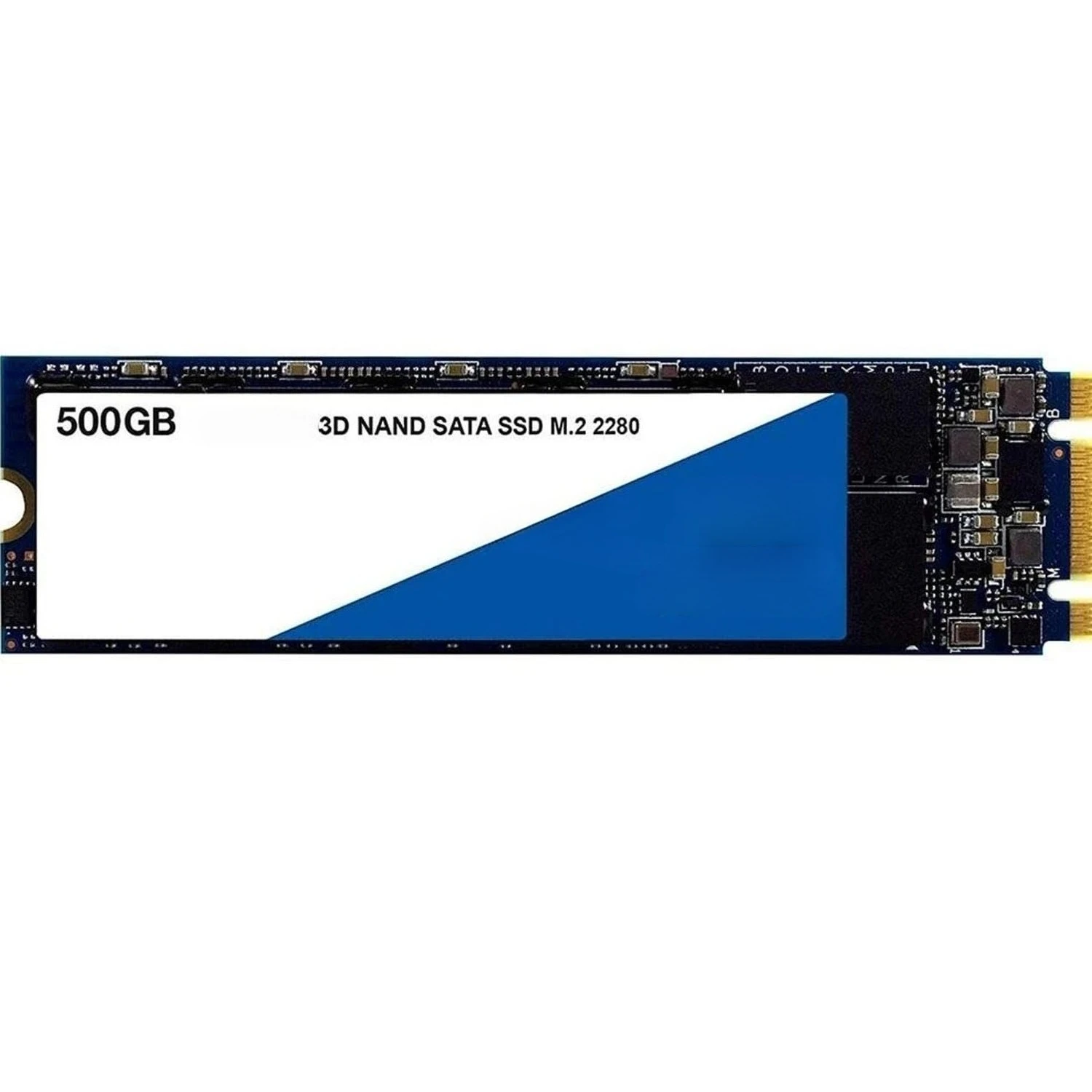 

500GB WD Blue 3D NAND Internal PC SSD - SATA III 6 Gb/s, M.2 2280, Up to 560 MB/s - WDS500G2B0B, Custom