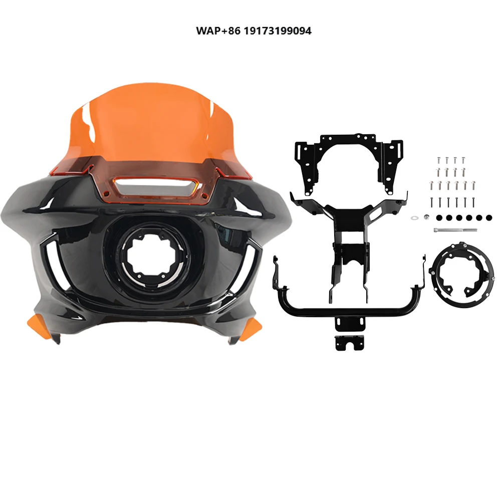 

ST Style Club Style Fairing for FXLRS FXBB 2018+ with 8.5 Inch Wave Colorful Windshield with Colorful Deflector