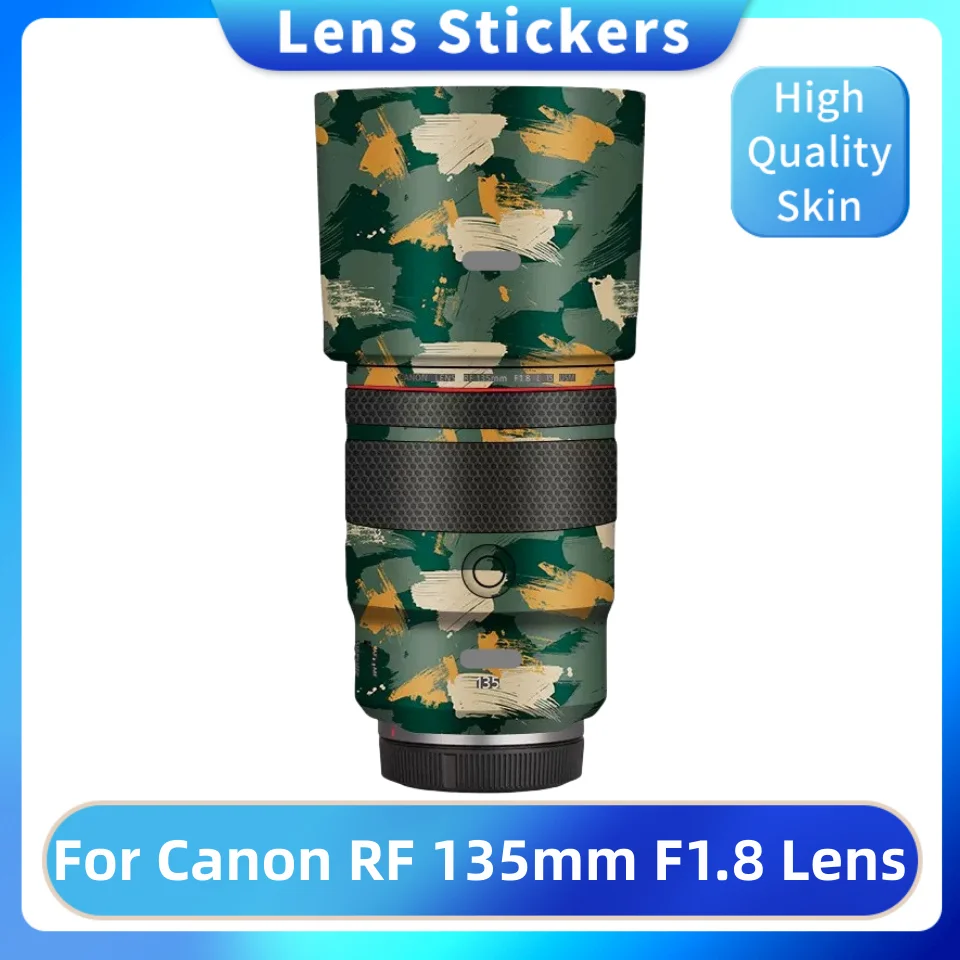 

Виниловая пленка для Canon RF 135 мм F1.8 L IS USM, Защитная Наклейка для корпуса объектива камеры, RF135 135 1,8 F/1,8