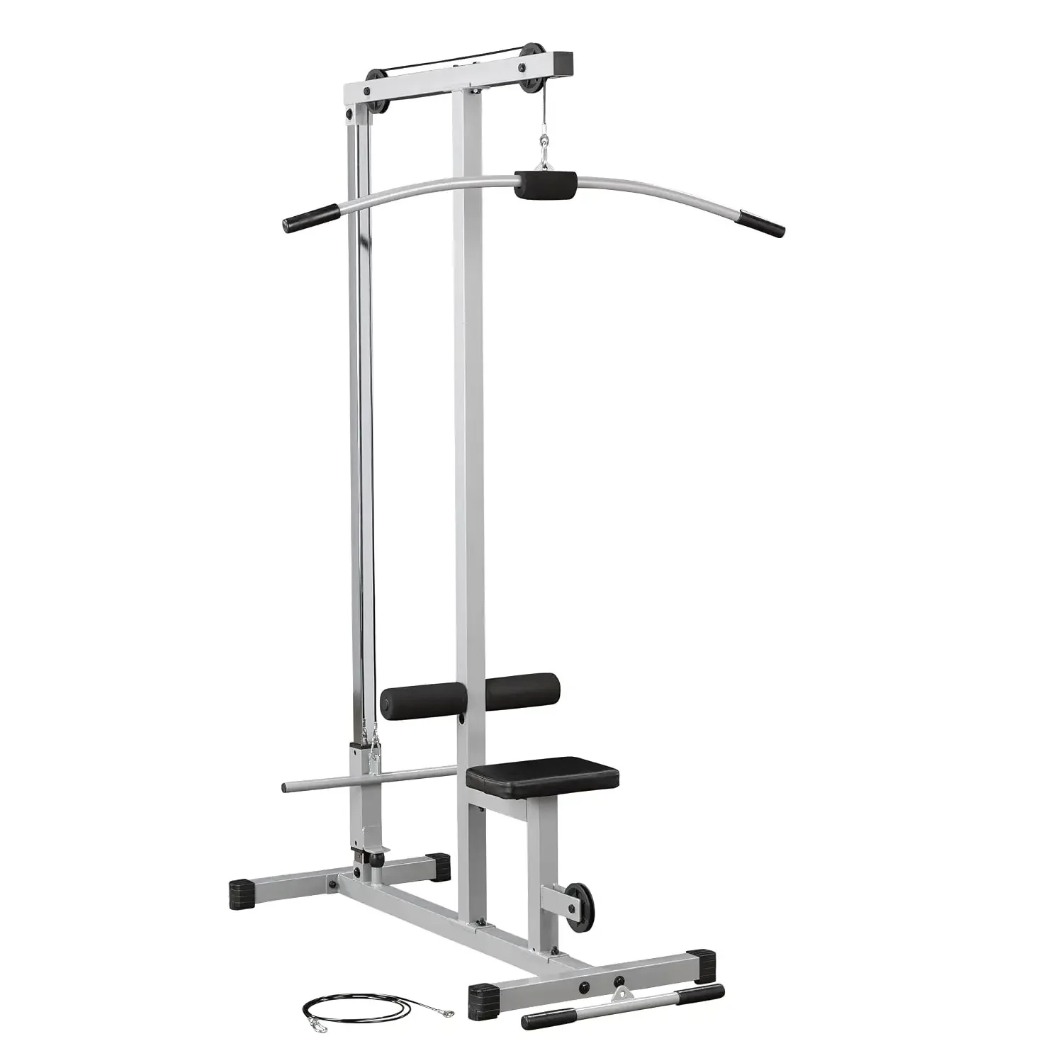 Pull Down Machine - Home Gym With High & Low Pulleys, Heavy Gauge Steel Construction, Includes LAT, CustomN20