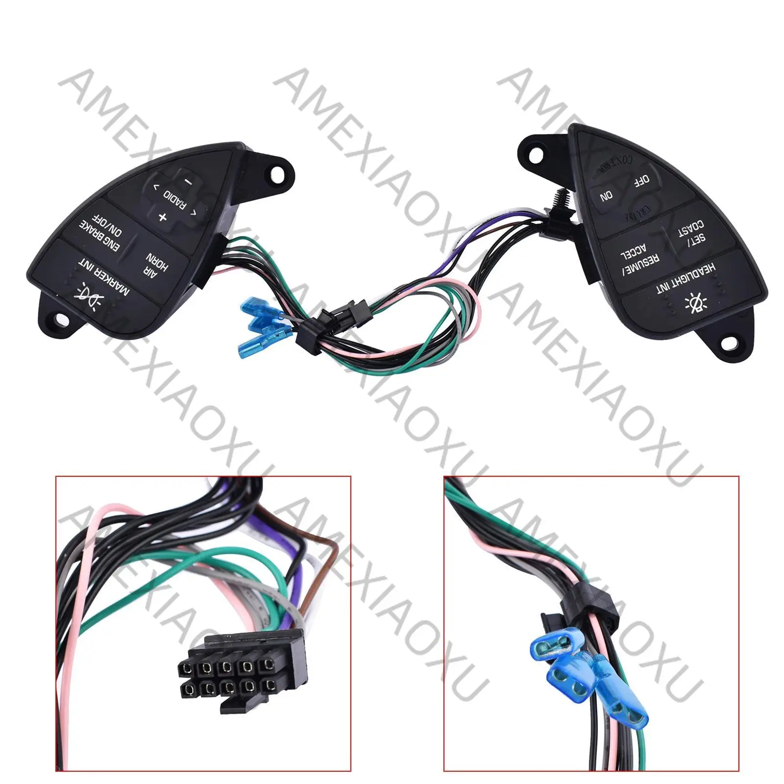 AP02 Heavy Duty Cruise Control Switch 901-5101 for International ProStar 2007 2008 2009 2010 2011 2012 2013 2014 2015 2016