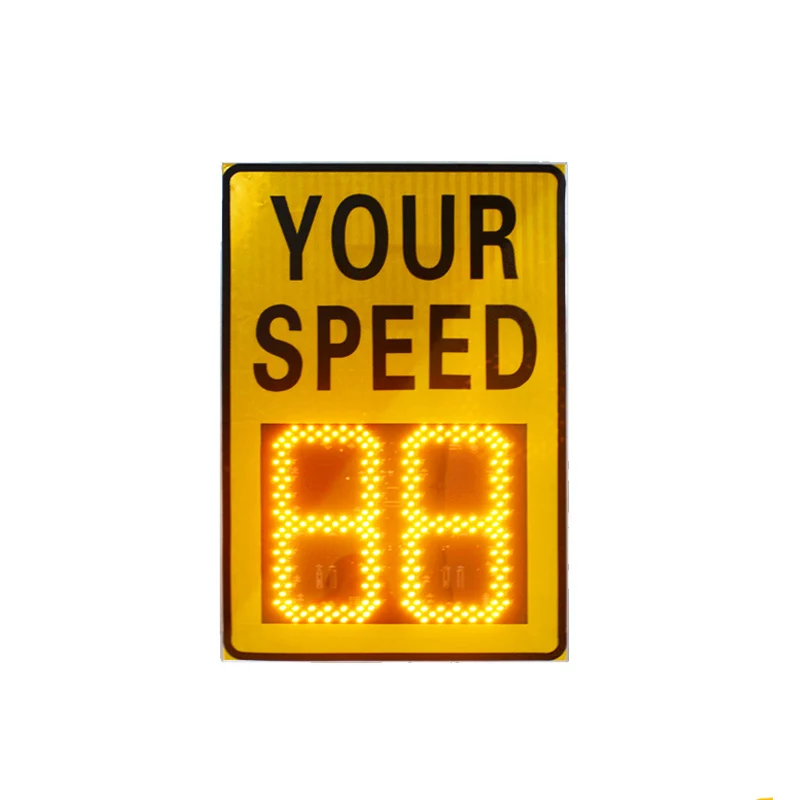 

Wholesale Price AC85-220V Road Safety Two-digit LED Radar Speed Limit Sign