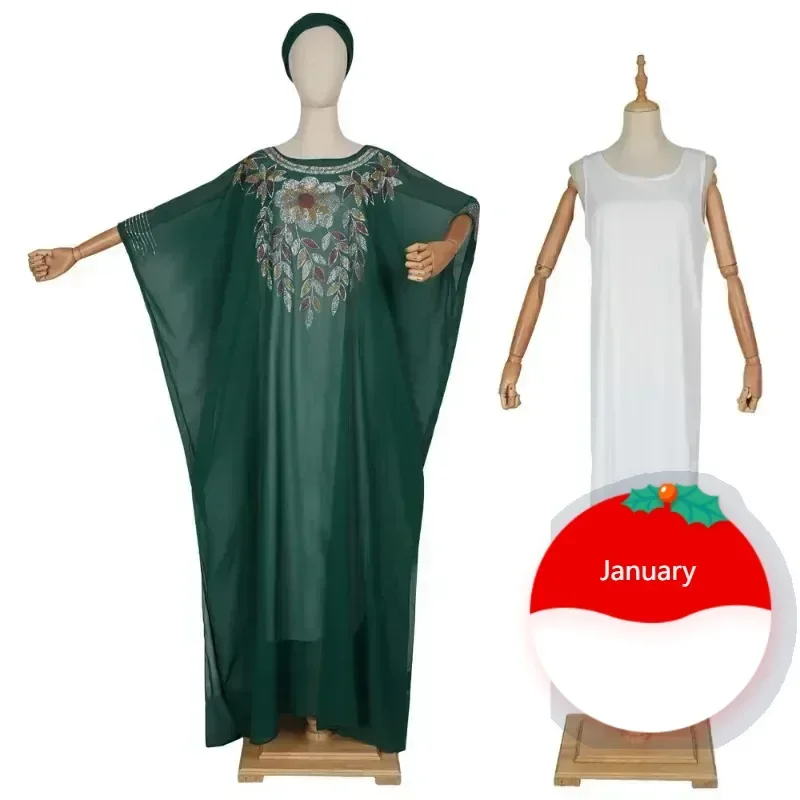 

Customized Abayas For Women Dubai Luxury 2025 Chiffon Boubou Muslim Fashion Caftan Marocain Wedding Evening Party Dresses Africa