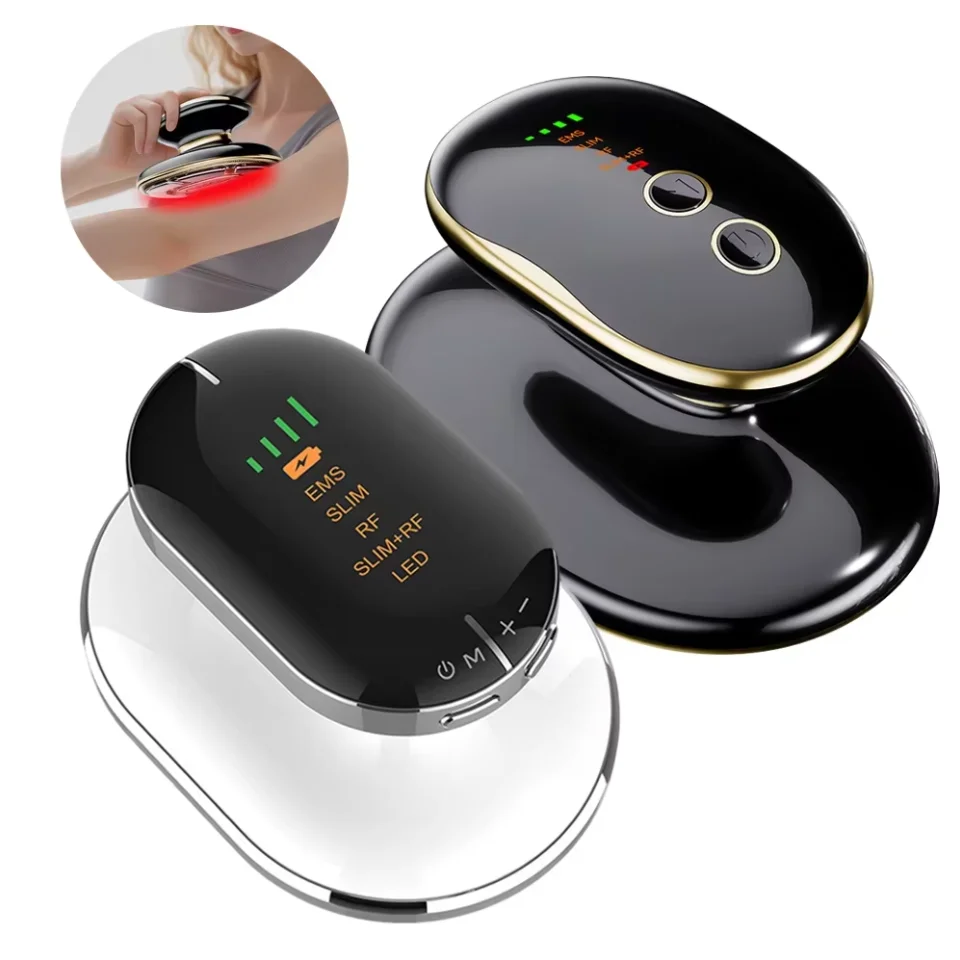 4 in 1 EMS RF Body Slimming Machine LED Light Fat Burner Cellulite Massager Electric Shaping Device for Belly Waist Arm Leg Butt