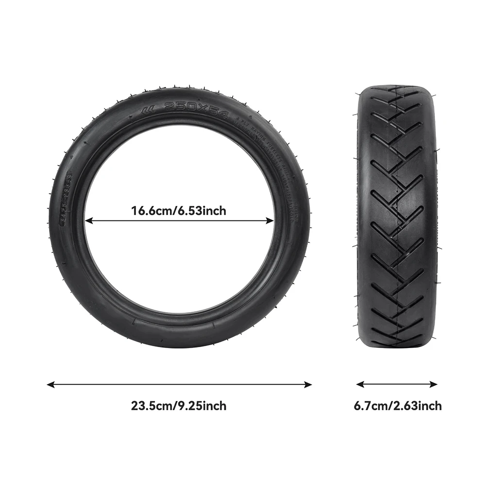

10 Inch 250x54 Outer Tire Tubeless Tire For Xiaomi 4/4Pro/4Lite Electric Scooter Wear-Resistant Tyre Self-healing Tubeless Tyre