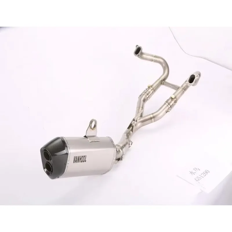 

FFBBModified Titanium Carbon Motorcycle Exhaust Muffler with Full System Connecting Pipe for R1200GS