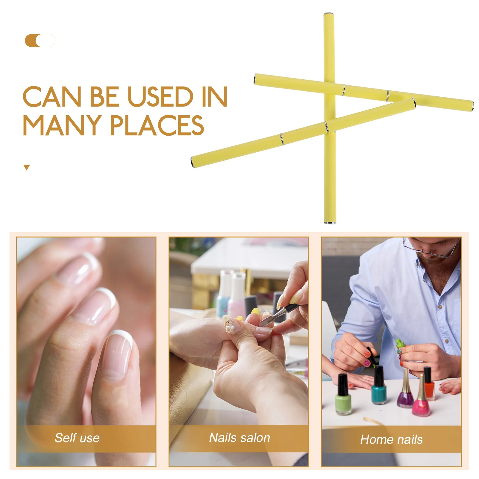 3 pezzi pennelli per nail art set di penne punteggiate a doppia punta con doppia punta fine per strumenti di disegno dettagli per manicure per salone di bellezza