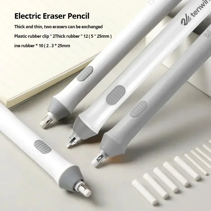 Tenwin Electric Eraser Sketch Eraser School Stationery Supplies Fine Art Painting Automatic Stationery Gifts image 5
