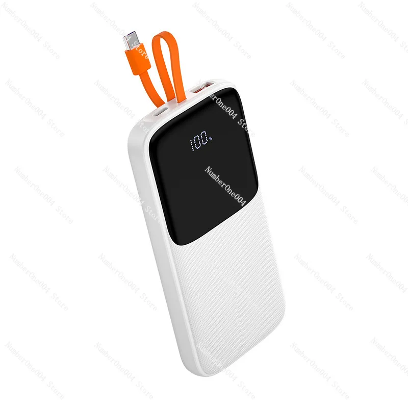 

66W Super Fast Charge Power Bank with Cable Super Large Capacity 20000 MA for Mobile Power Supply