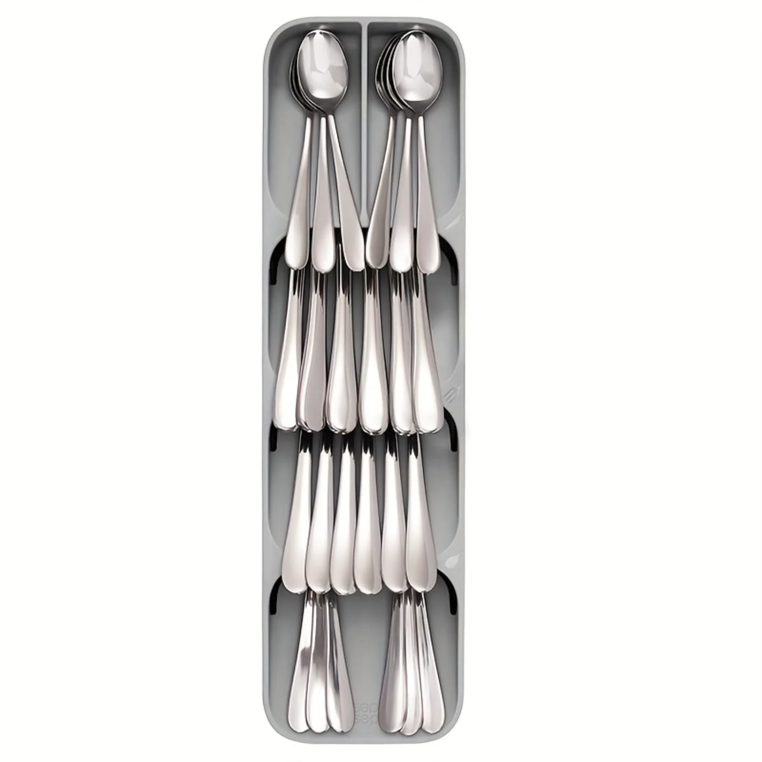 1pc  Tray Box, Kitchen Drawer Organizer, Silverware Organizer For Fork Partition  Cutlery Spoon