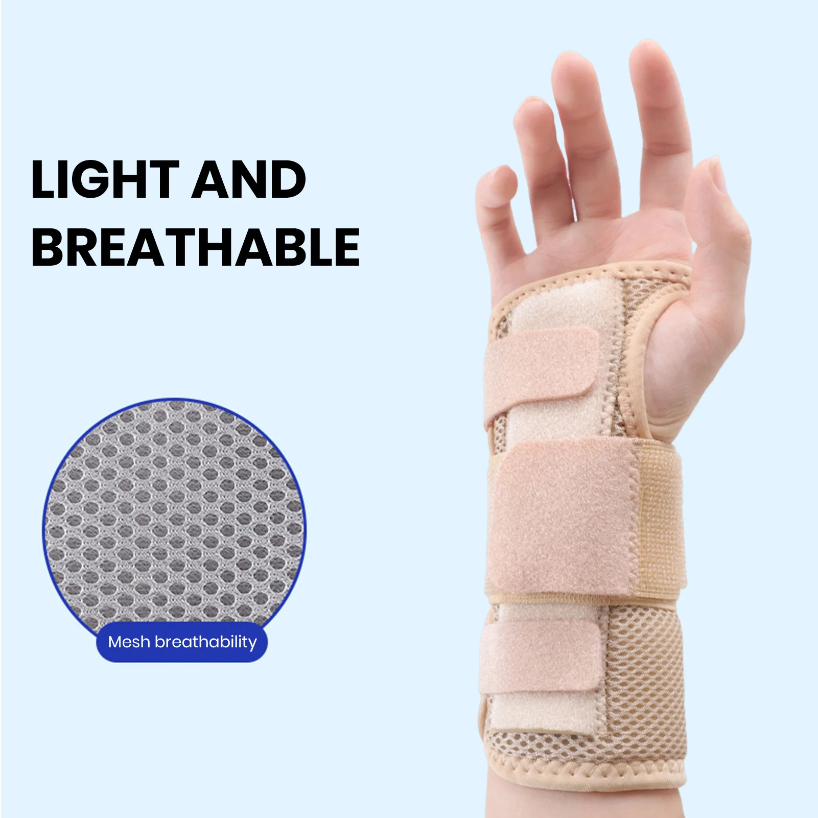 1Pcs Wrist Brace for Carpal Tunnel Relief Wrist Splint Carpal Tunnel Brace Support Forearm Brace for Left or Right Hand Exercise