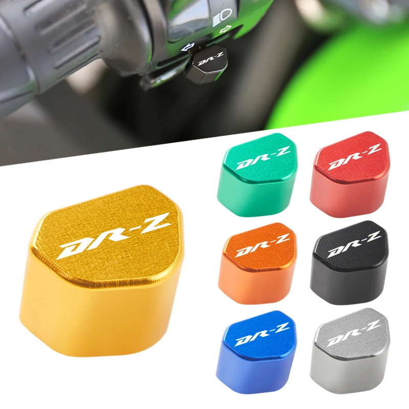 

For SUZUKI DRZ 125 250 400E 400 SM DRZ400SM DR-Z 400 Accessories CNC Aluminum Motorcycle Button Turn Signal Switch Key Cap