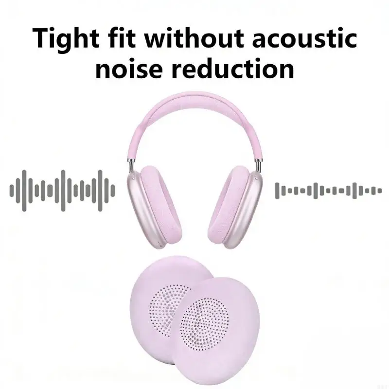 Coussinets d'oreille confortables en mousse respirante, couvre-oreille idéal pour 45h Evolve 2 65 UC travail exercice