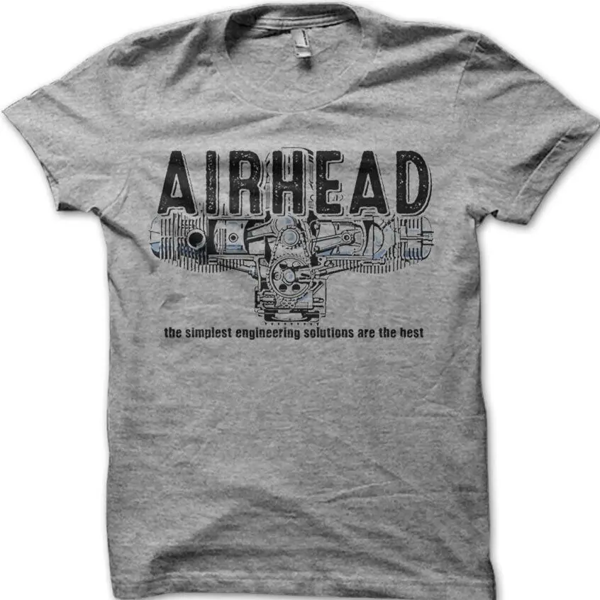 Airhead Boxer Flat Twin Engine Motorcycle Biker R80 R 100 GS T shirt 7005