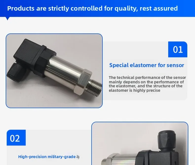 CL2-612H ارتفاع درجة الحرارة مايكرو الضغط الارسال مقاوم للماء عالية الدقة ضغط المياه فراغ هوائي #5