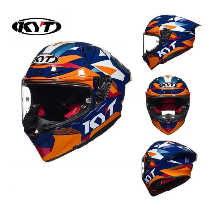 Original KYT R1R Motorcycle Helmets ECE2206 Sport Bike Helmet Men DOT ECE Scooter Casco De Moto HELMET KYT Casco Shark Pattern