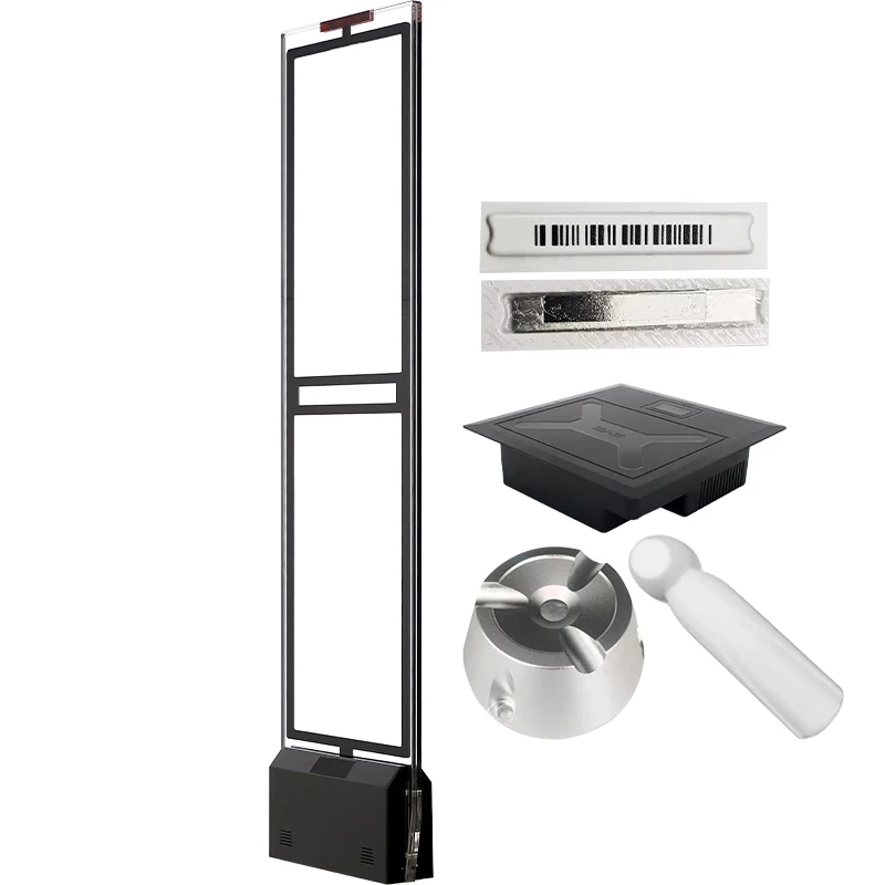 Supermarket Security EAS System AM  Gate and Retail Security Sensors Secured - Door