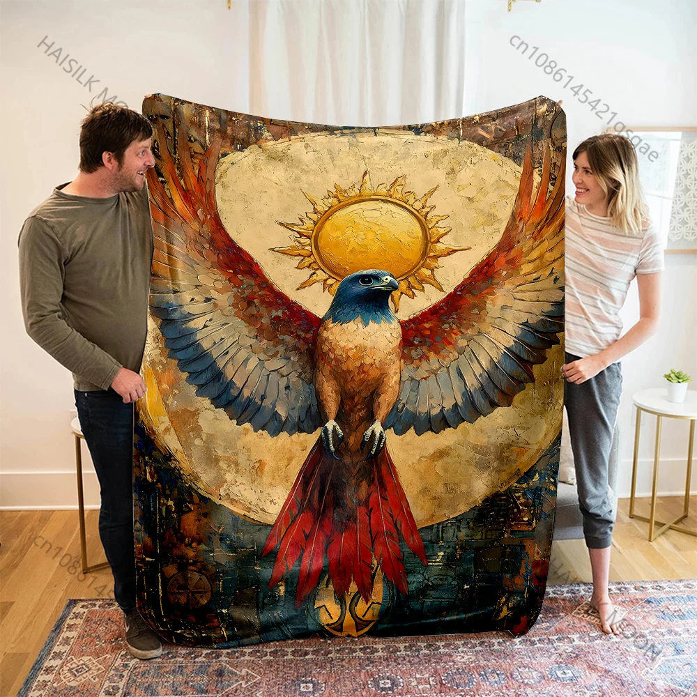 Eagle soaring with sun backdro - Camp Towel Microfiber recension och pris