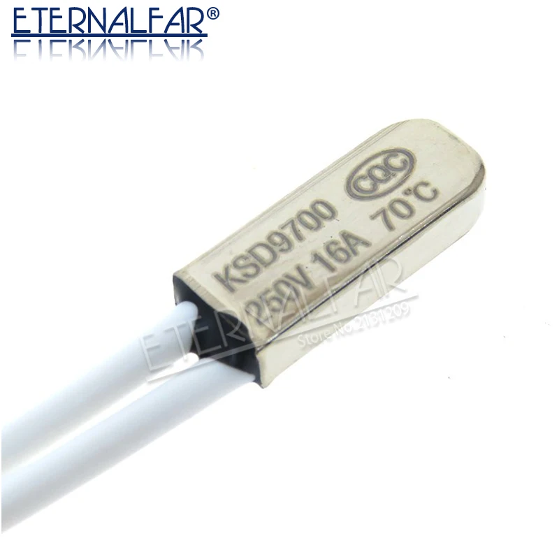 KSD9700 250V 16A  50°C-150°C 70C 95C NC Normally Closed High Current Metal Thermostat Thermal Protector fuses Temperature Switch