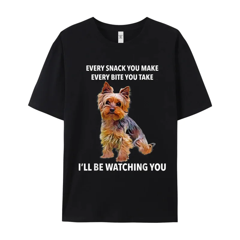 Family Mens T Shirt Crewneck Short Sleeve Cotton Fabric Yorkshire Terrier Funny Meme Every Tops Tees Printed On T Shirts