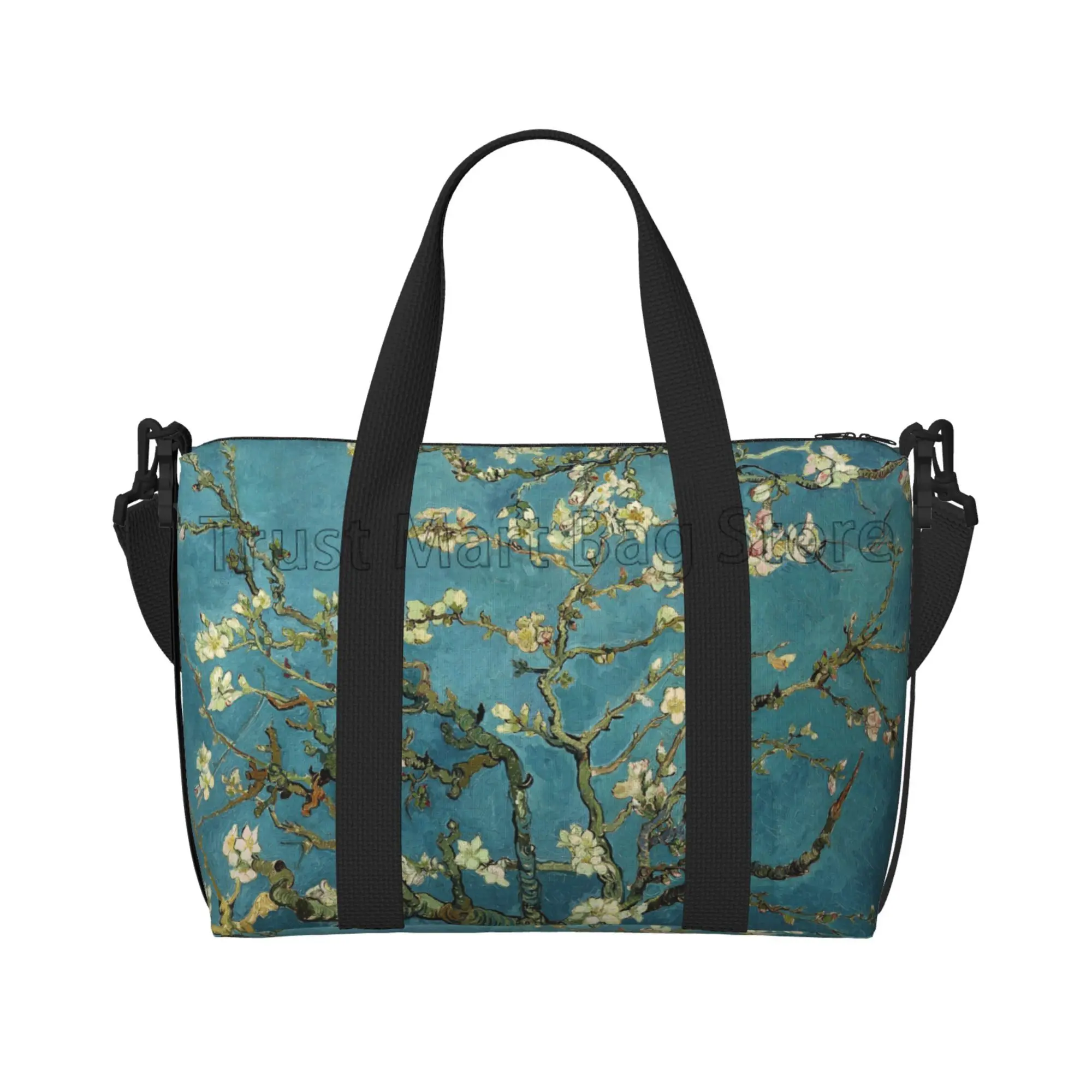 Bolso de viaje de Vincent Van Gogh para mujer, bolsa de lona multifuncional, duradera, impermeable, Weekender, para la noche