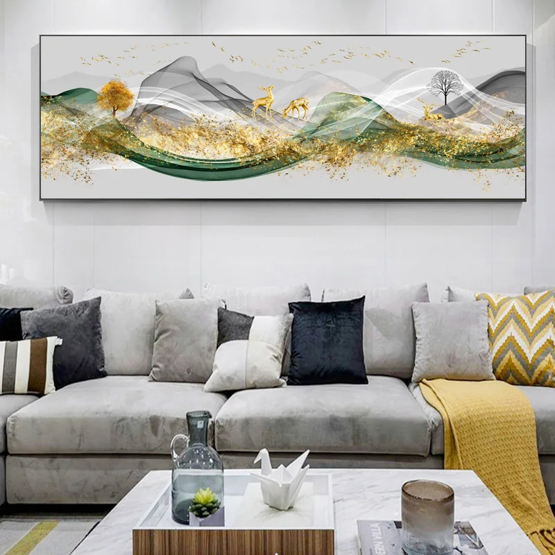 Abstract Color Ribbon Nordic Modern Canvas Painting Posters and Prints Wall Art Pictures Bedroom Living Room Home Decor No Frame