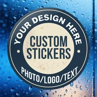 Pegatinas personalizadas Diseño personalizado: logotipo/texto de carga para etiquetas de regalo DIY, decoración creativa de boda, calcomanías para el hogar y manualidades fotográficas