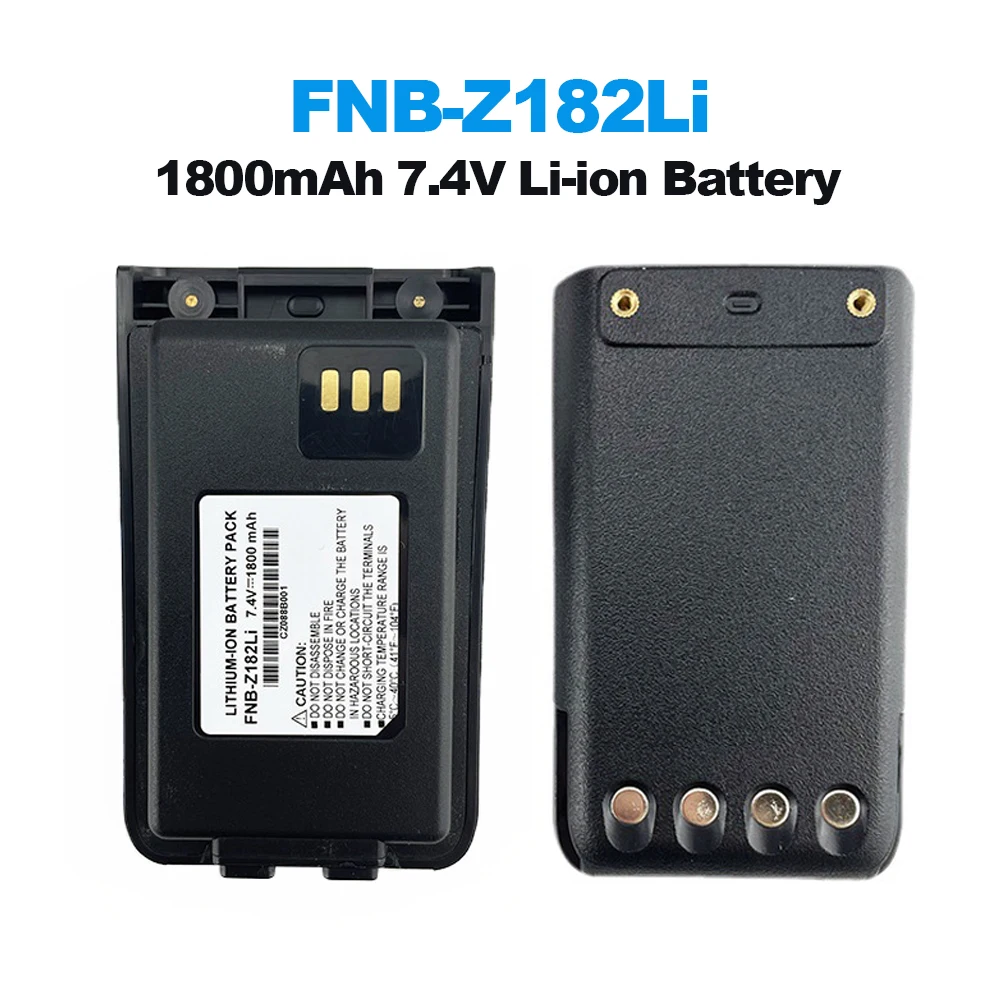 FNB-Z182Li Portable Walkie Talkie Li-ion Battery 1800mah 7.4V For VZ-D288 VZ-D281 VZ-D263 Two Way Radios Replacement Battery