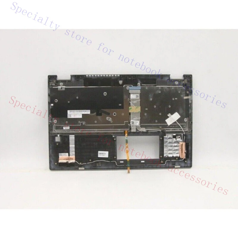 A+  New For Lenovo Ideapad Flex 5-15IIL05 Palmret Backlit Keyboard 5CB0Y89716 Silver