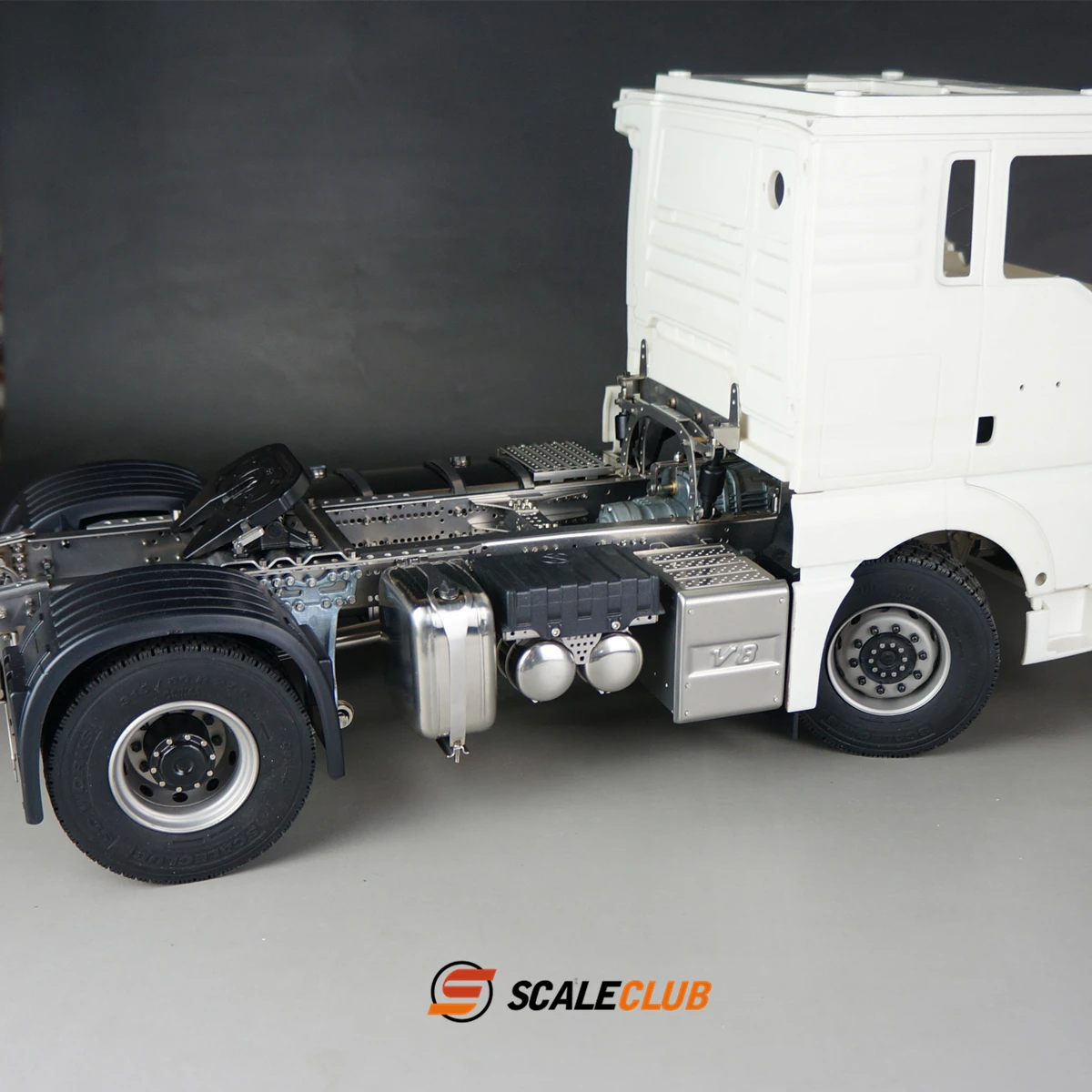 Scaleclub Model  1/14 For Tamiya Man  Full Metal 4x4 4x2 Chassis   For Lesu Scania  Actros Volvo Car Parts Rc Truck Trailer