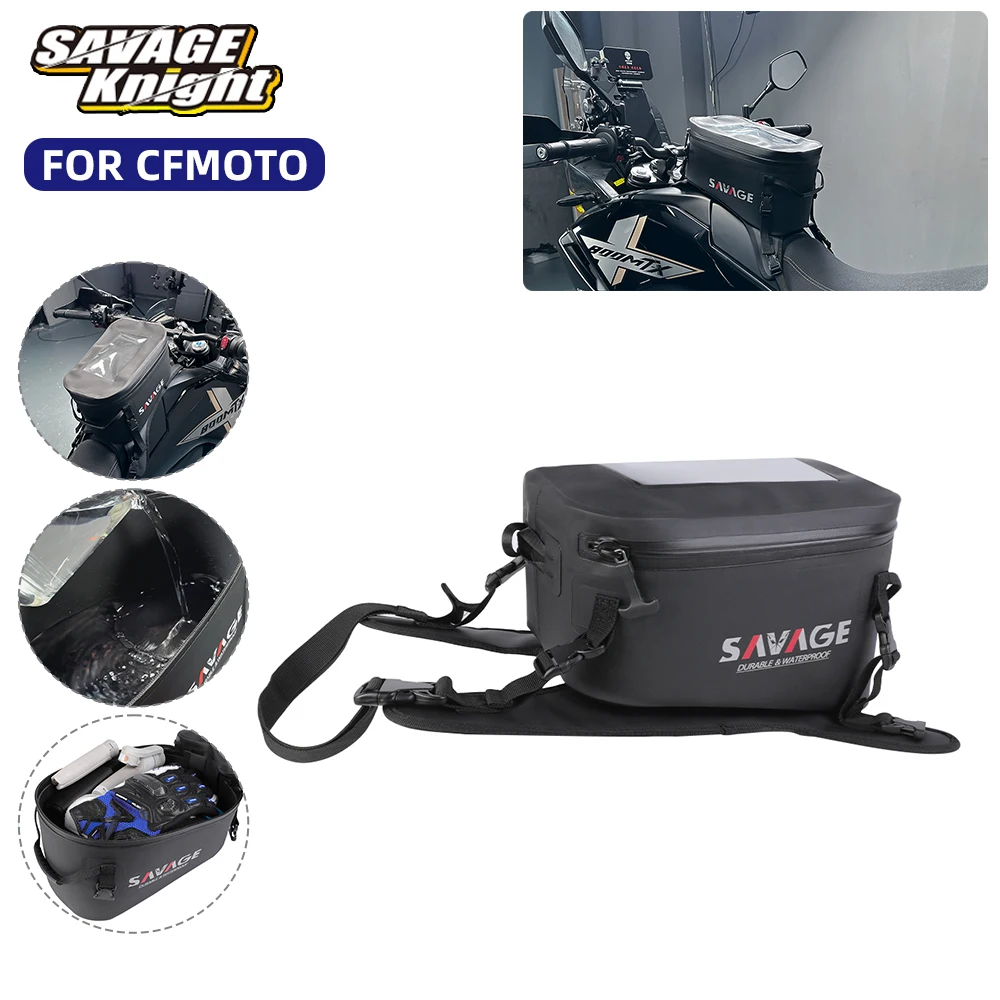 

675 SR-R сумка на бак для CFMOTO 800MT 800NK CLX700 650MT 250NK 450SR 675SS мотоциклетная водонепроницаемая гоночная сумка-седло рюкзак